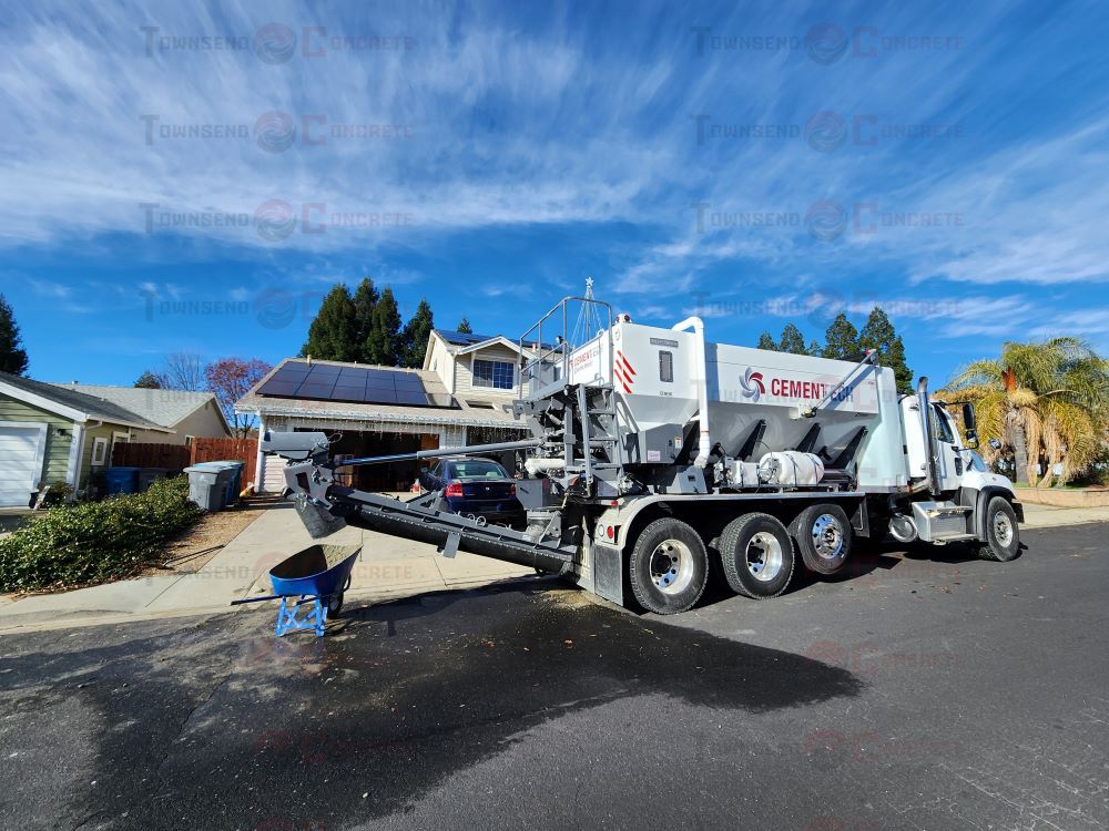 Townsend Concrete Ready Mix Truck in Vacaville California