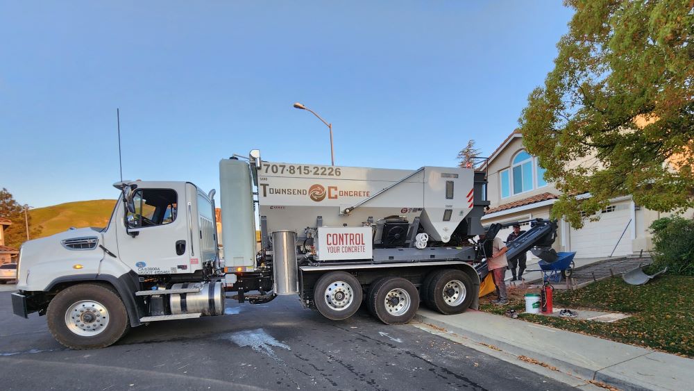 Townsend Concrete Ready Mix Truck in Winters California